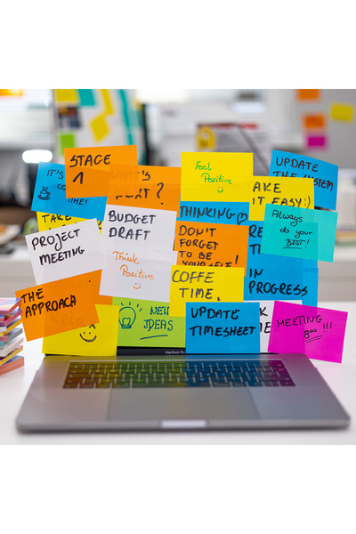 POLABOOK Electrostatic White Smart Note Paper 7X10Cm - 50 Sheets