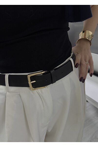 KİLİGİSTANBUL Bella 4.5O cm Buckle Belt (Width:3.50 Length:100 cm)