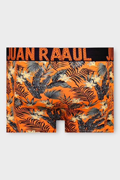 CANMODA Πορτοκαλί τροπικό σχέδιο – 95% βαμβακερό ανδρικό μπόξερ - DB244