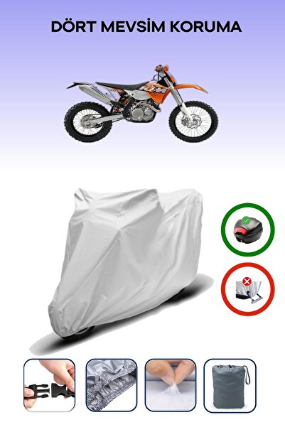 Breen KTM 400 EXC - مشمع دراجة نارية متوافق مع الحقيبة الخلفية، مقاوم للماء و...