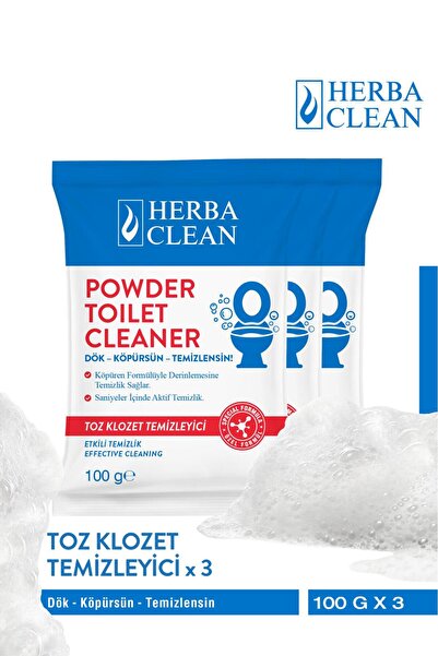 HERBACLEAN Toz Klozet Temizleyici - 3 Adet