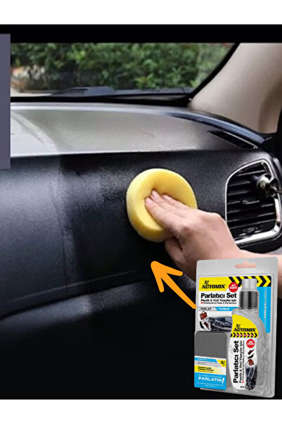Automix Torpido Parlatıcı Temizleyici Oto Plastik Aksam Yenileyici + Cam Suyu Şampuanı Hediyeli!