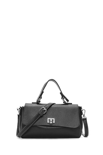 Derimod Women's Black Long Strap Casual Shoulder Bag 25Abd2609Ft