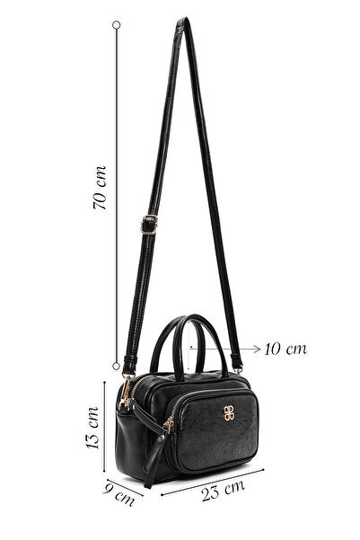 Derimod Women's Black Long Strap Shoulder Bag 25Wbd245814