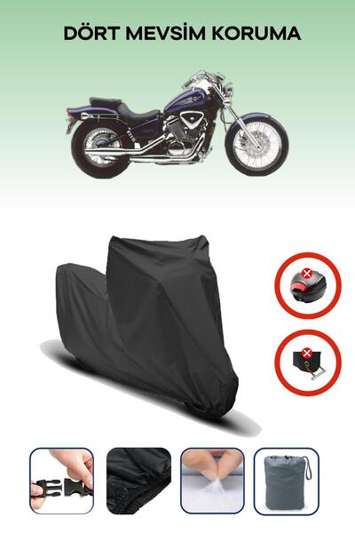 Breen Honda VT 600 Shadow BLACK MOTORCYCLE BRAND REAR BAG UNCOMPATIBLE