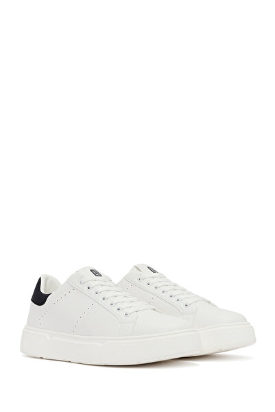 Derimod Erkek Beyaz Bağcıklı Kalın Tabanlı Sneaker 25WFD6945PV