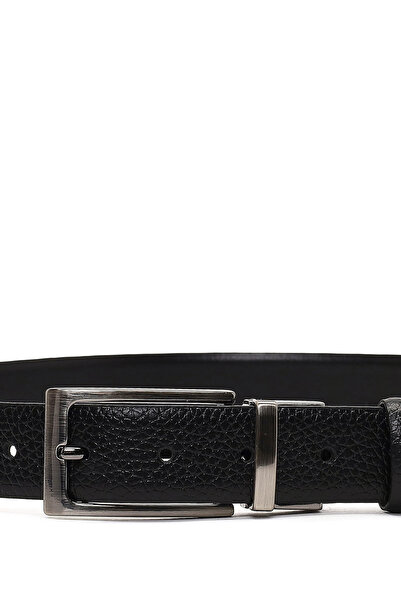 Derimod Men's Black Leather Belt 000A2D1306214