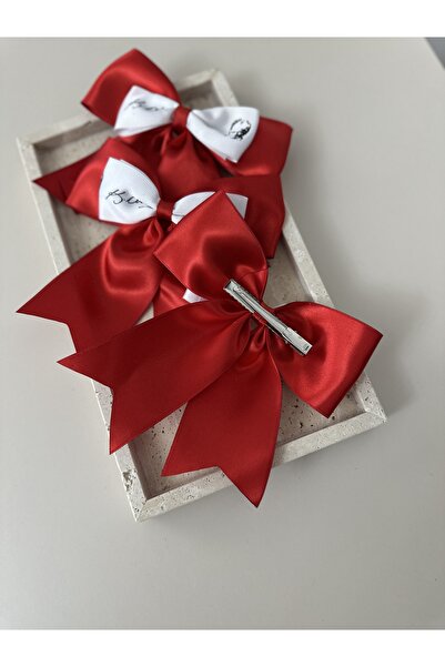 Bellamio Kids Ataturk Signed Red Girl's Bowknot Buckle