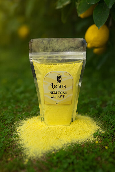 Lotus Banyo Tozu 250gr – Limon Kokulu Doğal El Yapımı Peeling