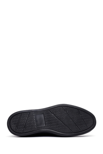 Derimod Erkek Siyah Bağcıklı Kalın Tabanlı Deri Casual Ayakkabı 25WFD7510FT