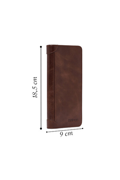 Derimod Men's Brown Leather Wallet 000A2D361218