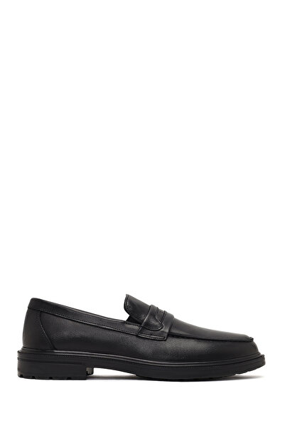 Derimod Erkek Siyah Deri Casual Loafer 25WFD710318