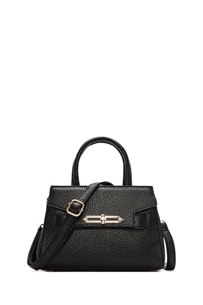 Derimod Women's Black Long Strap Shoulder Bag 25Abd2601Ft