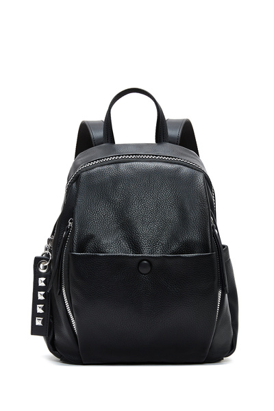 Derimod Women's Black Casual Backpack 25Wbd2488Ft