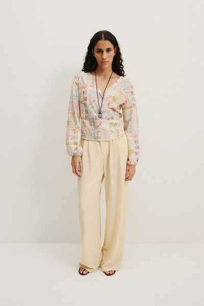 Pilea Μπλούζα Mira Sol από βαμβακερό αναστρέψιμο υλικό