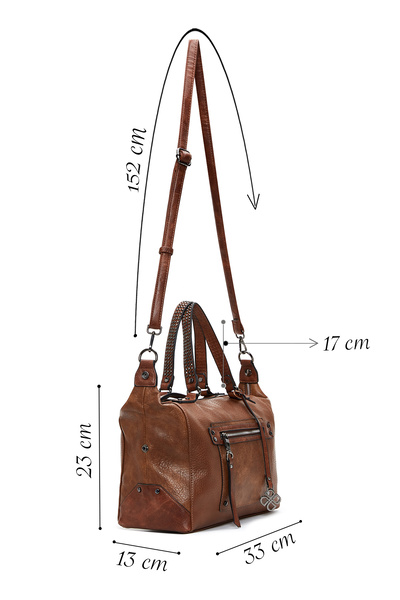 Derimod Women's Camel Long Strap Casual Shoulder Bag 25Wbd247218