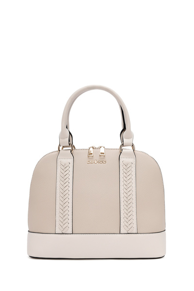 Derimod Women's Cream Long Strap Classic Shoulder Bag 25Abd2809Ft