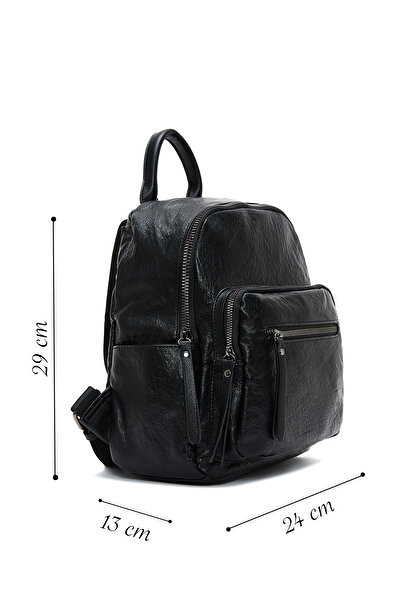 Derimod Women's Black Casual Backpack 25Abd245314