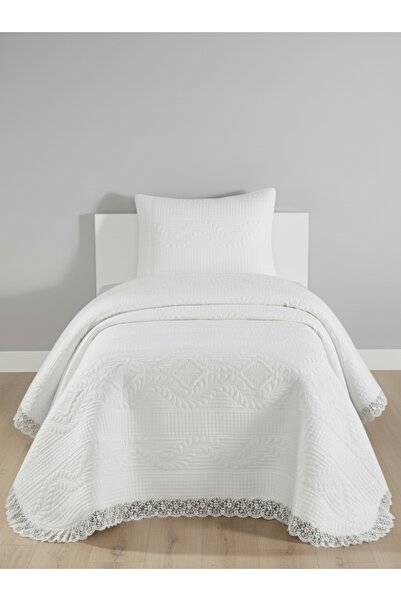 Çeyiz Merkezi Güpürlü Yatak Örtüsü (Tek Kişilik)