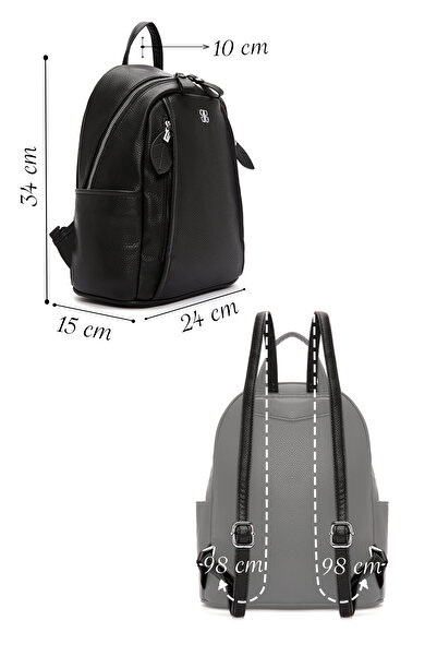 Derimod Women's Black Casual Backpack 25Abd261218