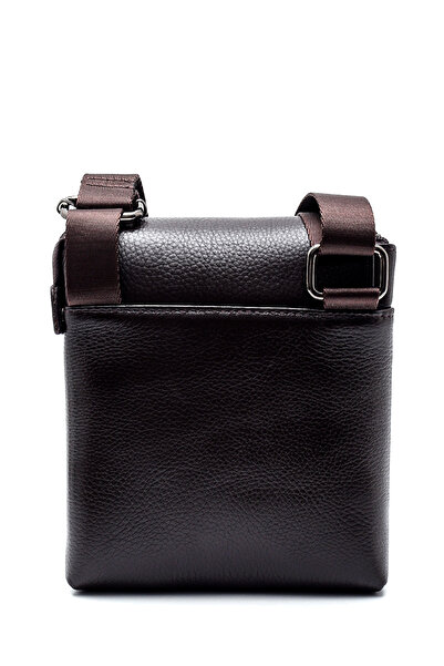 Derimod Men's Brown Leather Messenger Bag 21Sbd3101Ft