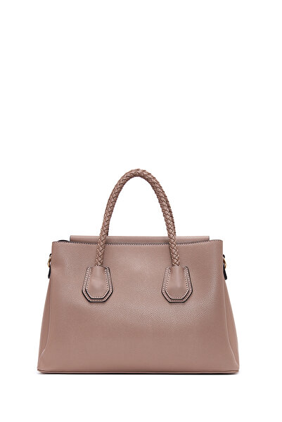 Derimod Kadın Vizon Uzun Askılı Örgü Detaylı Kol Çantası 25WBD2832FT