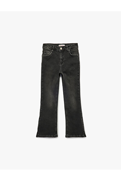 Koton Pantaloni din denim cu talie înaltă, slim fit, din bumbac