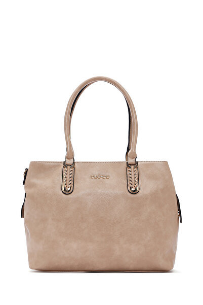 Derimod Women's Beige Long Strap Shoulder Bag 25Wbd283718