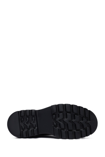 Derimod Ανδρικά δερμάτινα παπούτσια casual με μαύρα κορδόνια με χοντρή σόλα 25WFD760518