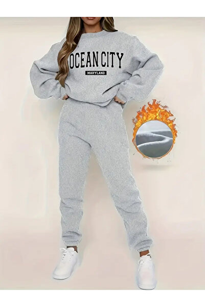 HOFFNUNG Set de trening supradimensionat pentru echipa de top cu gâtul turnat...