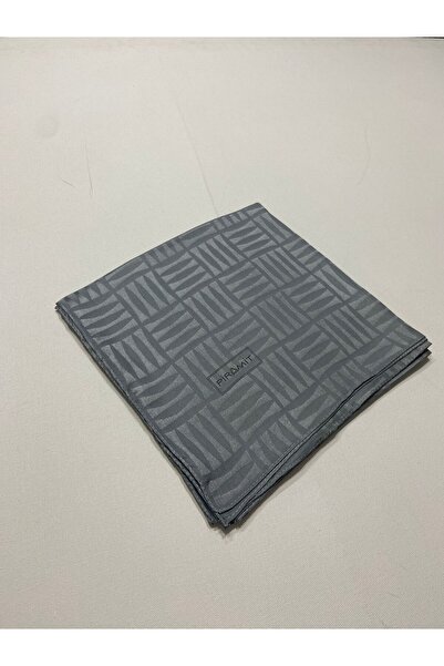 Siyane Жіночий шарф з жакарду ТЕМНО-СІРИЙ 95 x 95