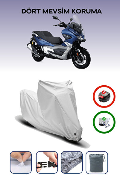 Breen RKS Blade 350 - مشمع دراجة نارية آمن ومقاوم للماء متوافق مع القفل