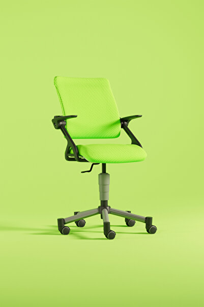 Creo Mobili Evde Kullanıma Uygun Ofis Tipi Kollu Sandalye - Taşıma kap. 120kg...