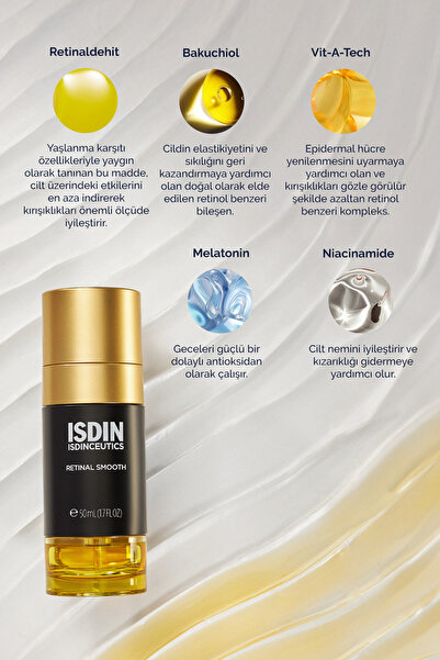 ISDINCEUTICS Retinal Intense Yaşlanma Karşıtı Retinal İçeren Çift Fazlı Gece Serumu 50 ml