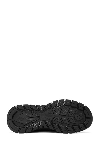 Derimod Men's Black Lace-Up Leather Sneaker, Winter Sports Shoes 25Wfd650614