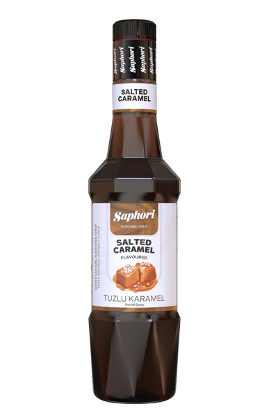 Saphori Tuzlu Karamel Aromalı Kokteyl Şurubu Tuzlu Karamel Şurubu 700 ML