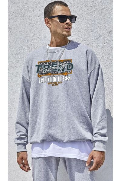 HOFFNUNG Комплект от горна и долна част за колоездене с принт Good Vibes Комплект от спортен екип с голям размер