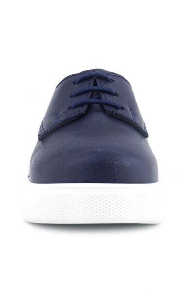 Rakerplus Παιδικά κλασικά παπούτσια Derby Navy Blue Matte White Sole