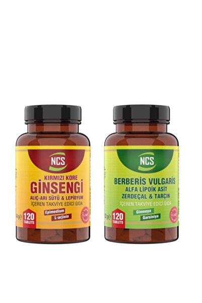 NCS Berberis Vulgaris 120 Tablet + Red Ginseng 120 Tablet