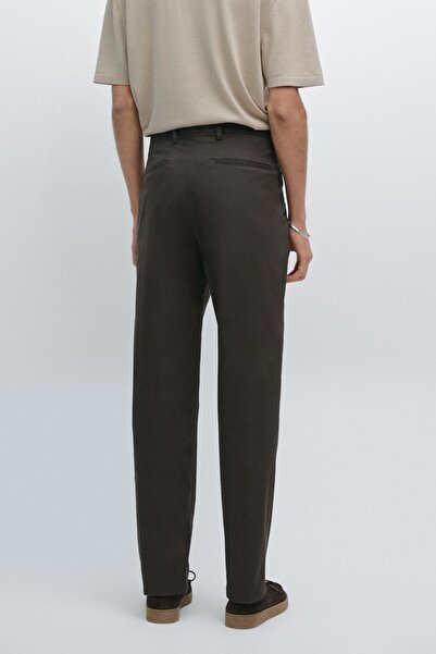 Massimo Dutti %100 pamuklu slim fit pantolon