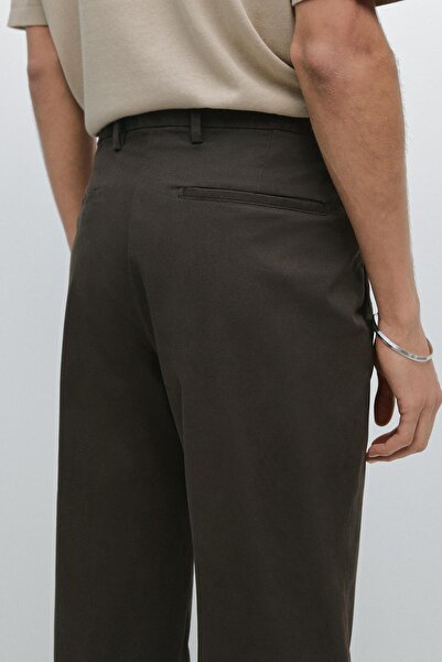 Massimo Dutti %100 pamuklu slim fit pantolon