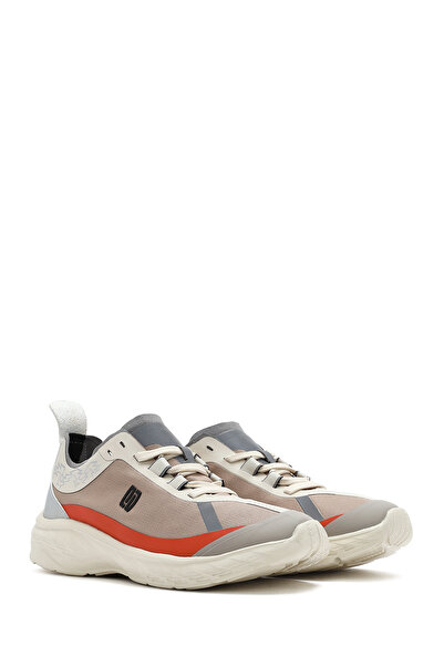 Derimod Kadın Bej Bağcıklı Kalın Tabanlı Sneaker 25SFE49626F