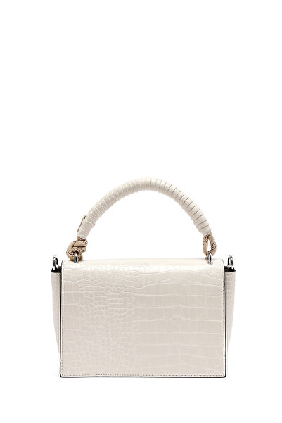 Derimod Women's Beige Long Strap Crocodile Patterned Crossbody Bag 25Abd2706E3