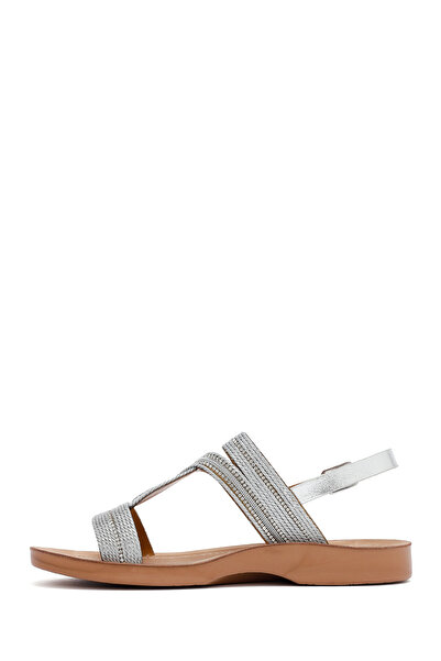 Derimod Women's Silver Stone Sandals 25Sfe464914