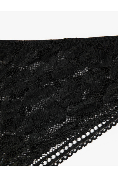 Koton Chiloți braziliani cu dantelă cu potrivire confortabilă