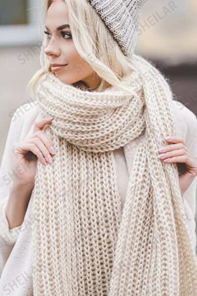 Sheilar Thessaloniki Knitted Thick Knitwear Scarf