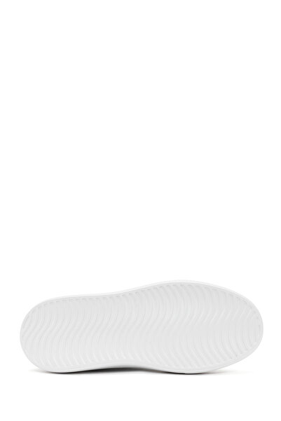 Derimod ACBC x Derimod Γυναικείο λευκό παπούτσι με κορδόνια με λεοπάρ λεπτομέρεια 25SFD435014