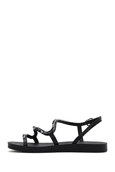 Derimod Women's Black Stone Sandals 25Sfe464114