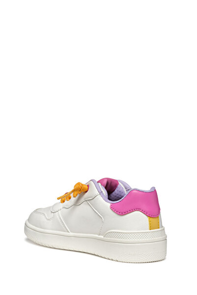 Geox Girl's White J Washiba Sneaker J45Hxd000Bcc0563