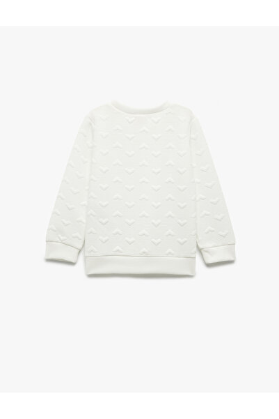 Koton Kalpli Uzun Kollu Bisiklet Yaka Sweatshirt